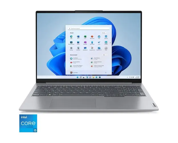 Laptop Lenovo ThinkBook 16 G6 IRL cu procesor Intel® Core™ i5-1335U pana la 4.6 GHz, 16, WUXGA, IPS, 16GB, 512GB SSD, Intel® UHD Graphics, Windows 11 Pro, Arctic Grey