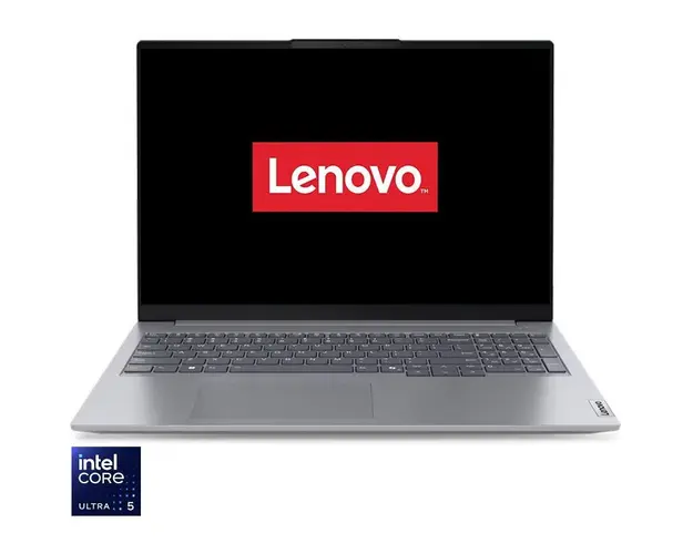 Laptop Lenovo ThinkBook 16 G7 IML cu procesor Intel® Core™ Ultra 5 125U pana la 4.3GHz, 16 WUXGA, IPS, 32GB DDR5, 1TB SSD, Intel® Graphics, No OS, Arctic Grey, 3y on-site Premium Care