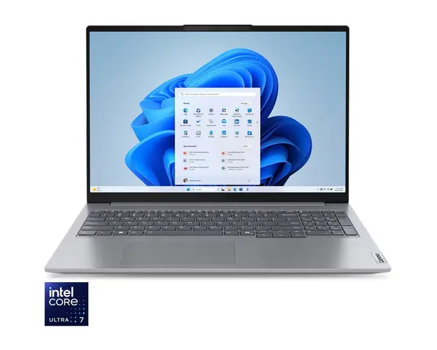 Laptop Lenovo ThinkBook 16 G7 IML cu procesor Intel® Core™ Ultra 7 155H pana la 4.8GHz, 16 WUXGA, IPS, 16GB RAM DDR5, 512GB SSD, Intel® Arc™ Graphics, Windows® 11 Pro, Arctic Grey, 3y on-site Premium Care