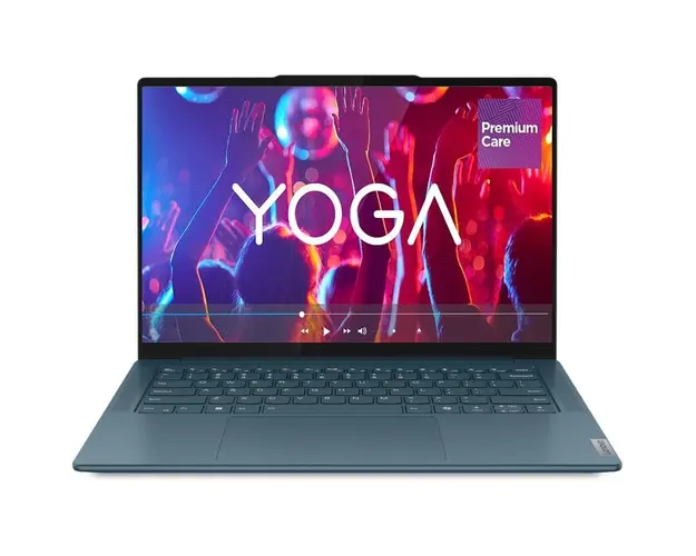 Laptop Lenovo Yoga Pro 7 14AHP9 cu procesor AMD Ryzen™ 7 8845HS pana la 5.1GHz, 14.5, 3K, IPS, 120Hz, 16GB LPDDR5x, 1TB SSD, AMD Radeon™ 780M Graphics, No OS, Tidal Teal