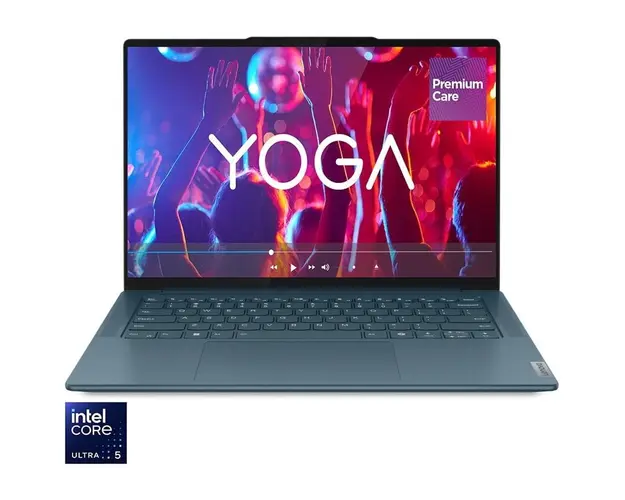 Laptop Lenovo Yoga Pro 7 14IMH9 cu procesor Intel® Core™ Ultra 5 125H pana la 4.5 GHz, 14.5, 3K, IPS, 120Hz, Touch, 32GB, 1TB SSD, Intel® Arc™ Graphics, No OS, Tidal Teal