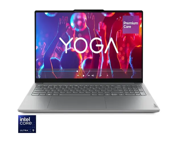 Laptop Lenovo Yoga Pro 9 16IMH9 cu procesor Intel® Core™ Ultra 9 185H pana la 5.1GHz, 16, 3.2K, Mini LED, 165Hz, Touch, 32GB LPDDR5x, 1TB SSD, NVIDIA® GeForce RTX™ 4060 8GB GDDR6, Windows® 11 Pro, Luna Grey