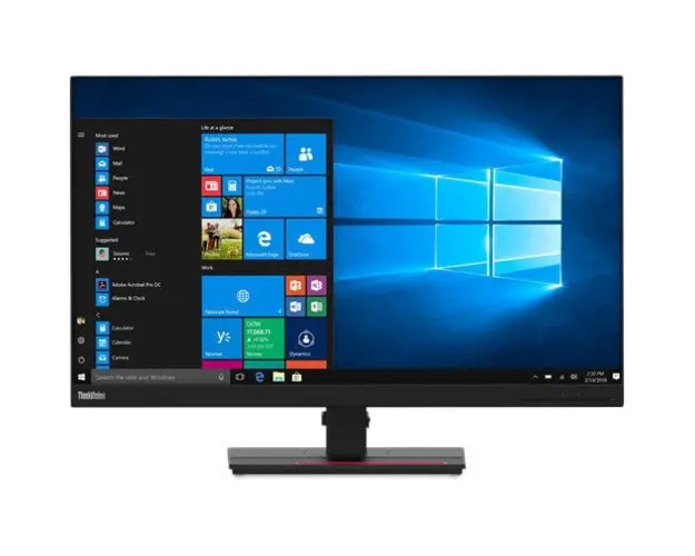 Monitor LED Lenovo ThinkVision T27q-20 27 inch 4 ms Negru 60 Hz