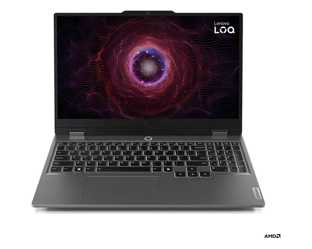 Laptop Lenovo Gaming 15.6&#039;&#039; LOQ 15ARP9, FHD IPS 144Hz G-Sync, Procesor AMD Ryzen™ 7 7435HS (16M Cache, up to 4.50 GHz), 16GB DDR5, 512GB SSD, GeForce RTX 4060 8GB, No OS, Luna Grey