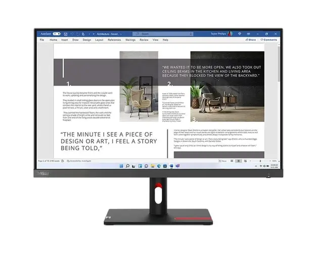 Monitor LED Lenovo ThinkVision S27i-30 27 inch FHD IPS 4 ms 100 Hz