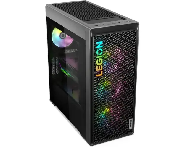 Sistem Gaming Lenovo Legion T7 34IRZ8 cu procesor Intel® Core™ i9-14900KF pana la 6.0 GHz, 32GB DDR5, 1TB SSD M.2 2280 PCIe® 4.0x4 NVMe®, NVIDIA® GeForce RTX™ 4080 SUPER 12GB GDDR6X, No OS, Storm Grey, 3Y Premium Care