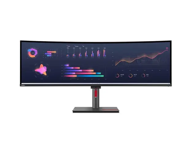 Monitor LED Lenovo ThinkVision P49w-30 Curbat 49 inch DQHD IPS 4 ms 60 Hz Thunderbolt