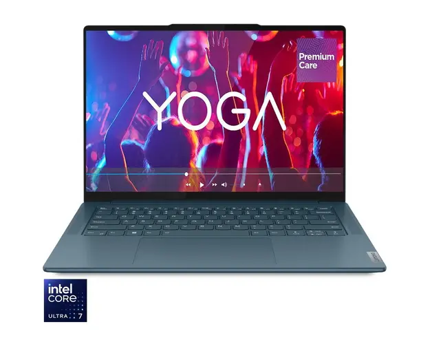 Ultrabook Lenovo 14.5&#039;&#039; Yoga Pro 7 14IMH9, 2.8K OLED 120Hz, Procesor Intel® Core™ Ultra 7 155H (24M Cache, up to 4.80 GHz), 32GB DDR5X, 1TB SSD, GeForce RTX 4050 6GB, No OS, Tidal Teal, 3Yr Onsite Premium Care