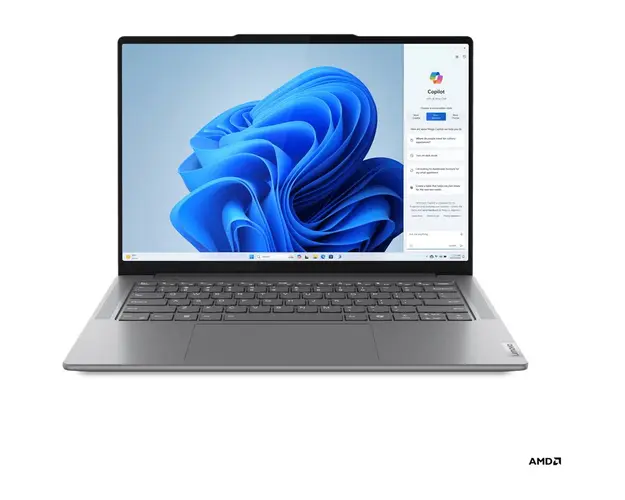 Ultrabook Lenovo 14.5&#039;&#039; Yoga Pro 7 14AHP9, 3K IPS 120Hz, Procesor AMD Ryzen™ 7 8845HS (16M Cache, up to 5.1 GHz), 16GB DDR5X, 1TB SSD, GeForce RTX 3050 6GB, No OS, Luna Grey, 3Yr Onsite Premium Care