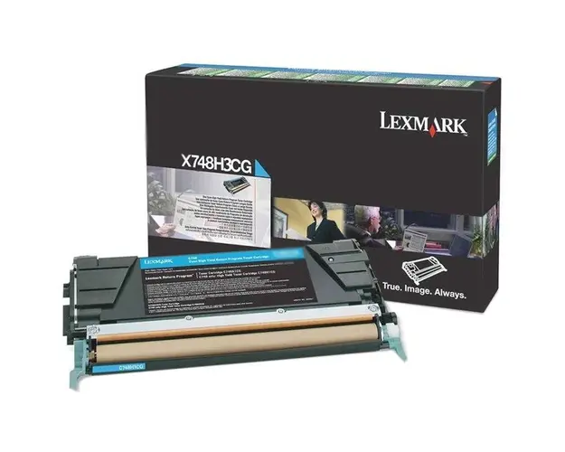 Toner Lexmark X748H3CG, cyan