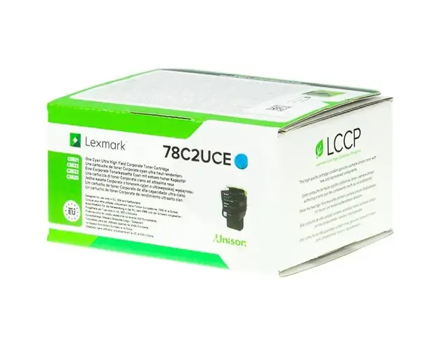 Toner Lexmark 78C2UCE, cyan