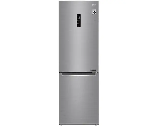 Combina frigorifica LG GBB61PZHMN, 341 l, Clasa E, No Frost, WiFi, H 186 cm, Argintiu