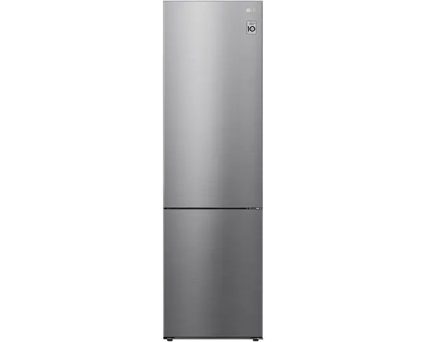 Combina frigorifica LG GBP62PZNAC, 384 l, No Frost, DoorCooling+, Linear Cooling, Compresor Inverter Linear, H 203 cm, Inox