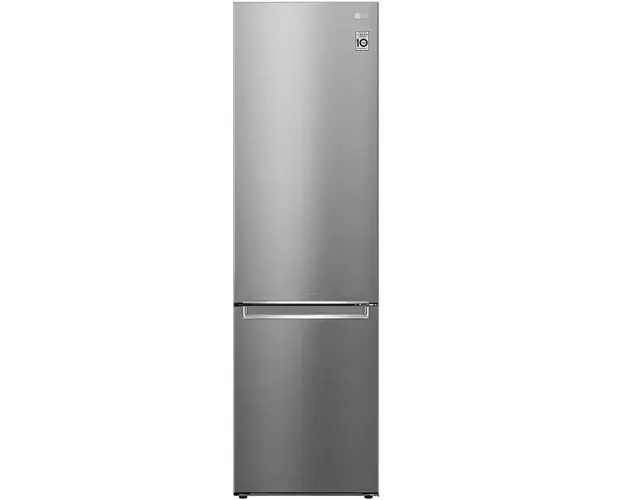 Combina frigorifica LG GBP62PZNCN1, 384 l, No Frost, Compresor Smart Inverter, DoorCooling+, Clasa C, H 203 cm, Inox