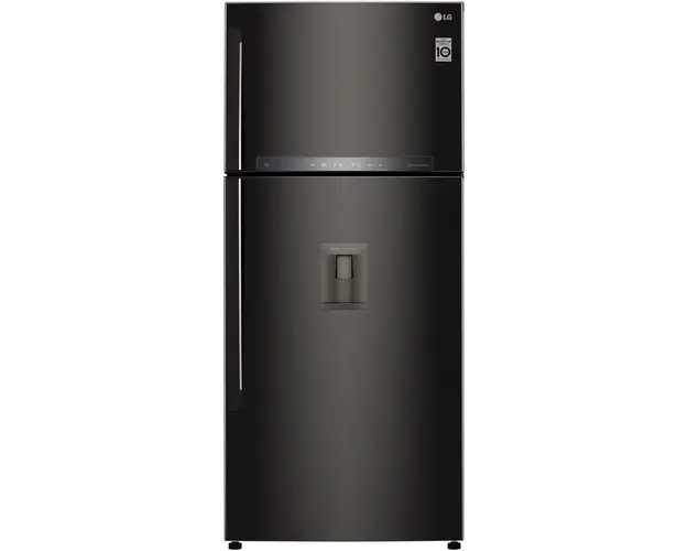 Frigider cu doua usi LG GTF744BLPED, 509 l, Total No Frost, LinearCooling, DoorCooling+, Compresor Inverter Linear, Clasa E, H 180 cm, Negru