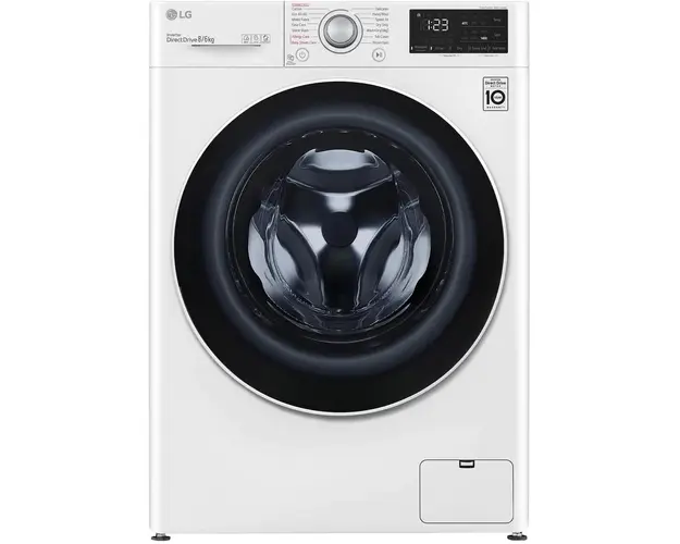 Masina de spalat rufe cu uscator LG F4DV328S0U, 1400 RPM, Spalare 8 kg, Uscare 6 kg, Clasa E, Steam, Alb