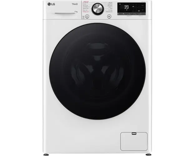 Masina de spalat rufe LG F4WR711S2W, 11 kg, 1400 rpm, Clasa A, Motor AI Direct Drive, WiFi, Smart Diagnosis, TurboWash, Alb