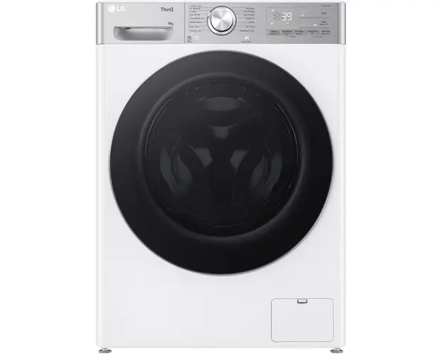 Masina de spalat rufe LG F4WR909P3W, 9 kg, 1400 rpm, Clasa A, Motor Direct Drive, WiFi ,TurboWash, Smart Diagnosis, Alb