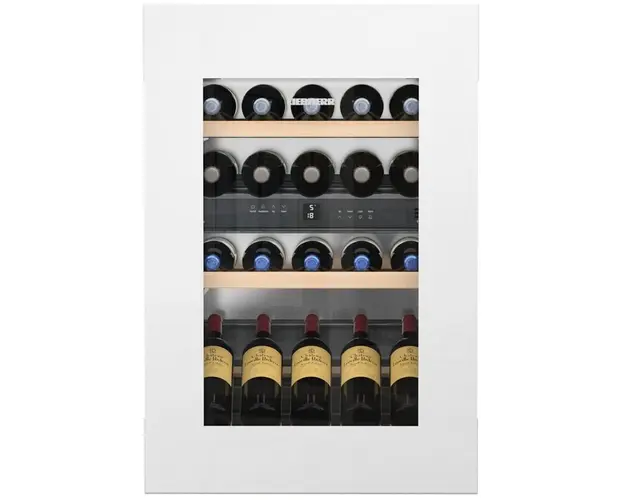 Vitrina de vin incorporabila EWTgw 1683, 104 l, Clasa G, GlassWhite