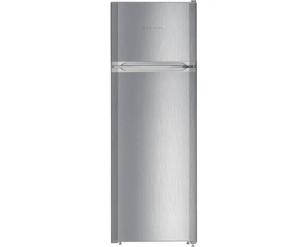 Frigider cu 2 usi Liebherr CTPel 251, 270 l, Clasa F, SmartFrost, VarioSpace, H 157.1 cm, Argintiu