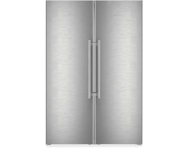 Side by side Liebherr XRFsd 5265 Prime, NoFrost, BioFresh, 662 l, H 185.5 cm, Clasa D, Inox/Siver