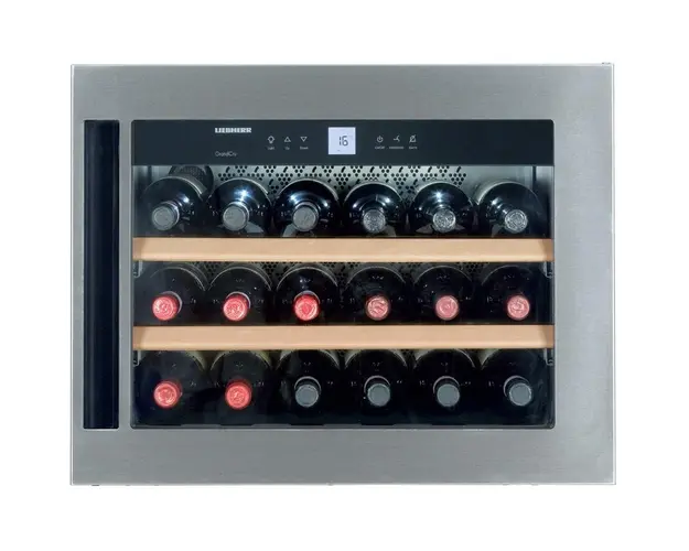 Vitrina de vin incorporabila WKEes 553, 46 L, Clasa A, Iluminare LED