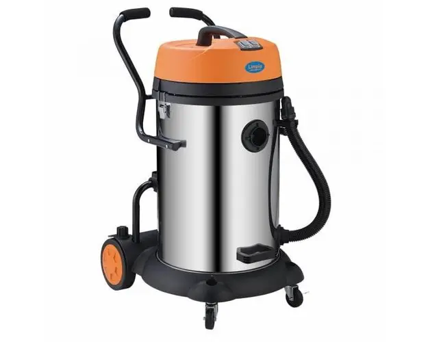 Aspirator multifunctional Limpio LWD-60X, 2640W, Putere aspirare 250 W, Recipient colectare 60 L, Negru/Portocaliu