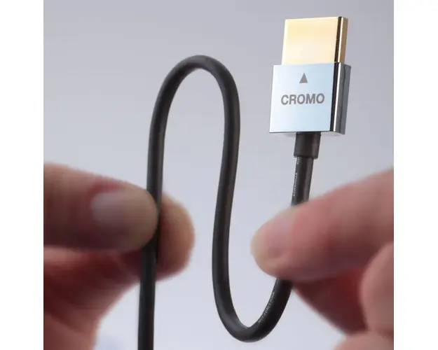 Cablu Lindy CROMO Slim High Speed HDMI la Micro HDMI Cable cu Ethernet, 2m, negru