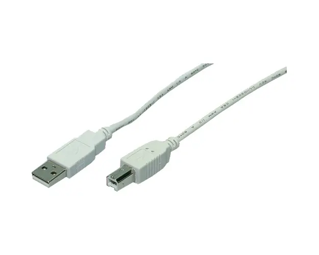 Cablu USB LOGILINK pentru mprimanta, USB 2.0 (T) la USB 2.0 Type-B (T), 2m, gri