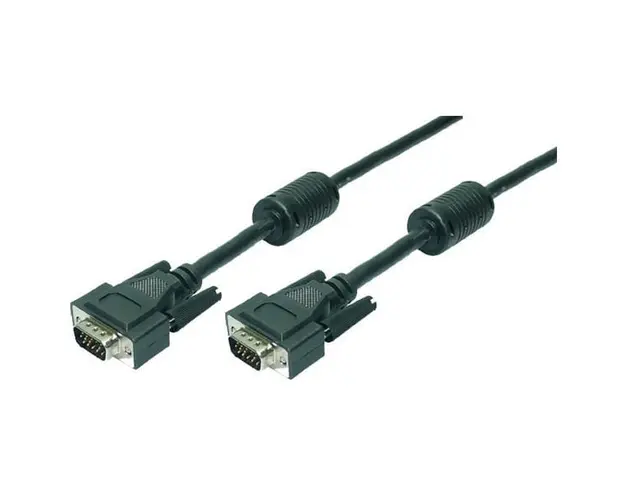 Cablu VGA 2x Ferrita HQ, lungime 15 m