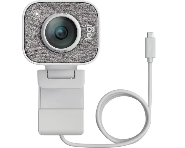 Camera web Logitech StreamCam, USB-C, Alb