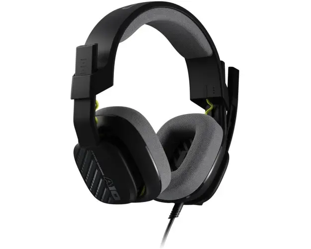 Casti gaming cu fir Logitech A10, Microfon, Multiplatforma, Negru