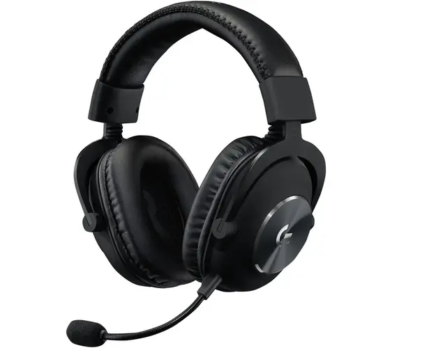 Casti gaming wireless Logitech G PRO X, surround 7.1, 2.4GHz LightSpeed, functie BLUE VO!CE, Negru