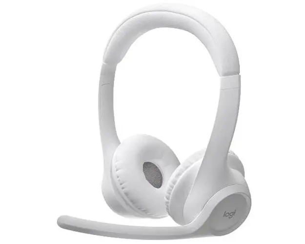 Casti Logitech Bluetooth ZONE 300, Alb