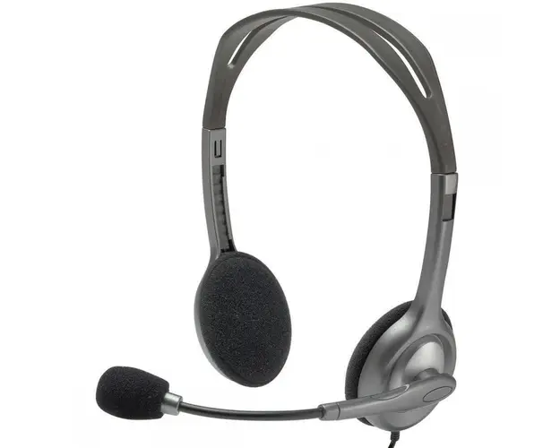 Casti cu microfon Logitech H111, Black