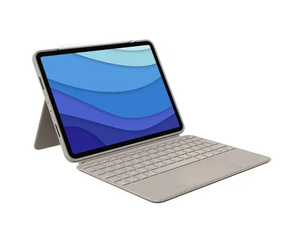 Logitech Combo Touch for iPad Pro 11-inch (1st, 2nd, 3rd and 4th gen) - Sand - UK