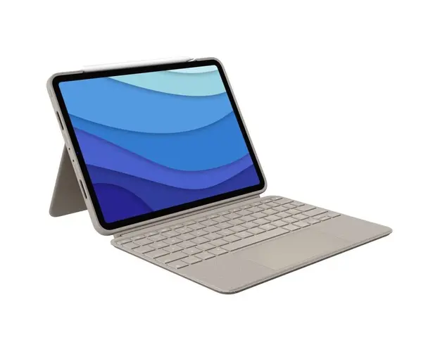 Logitech Combo Touch for iPad Pro 11-inch (1st, 2nd, 3rd and 4th gen) - Sand - US