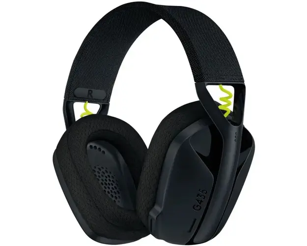 LOGITECH G435 LIGHTSPEED Wireless Gaming Headset, BLACK