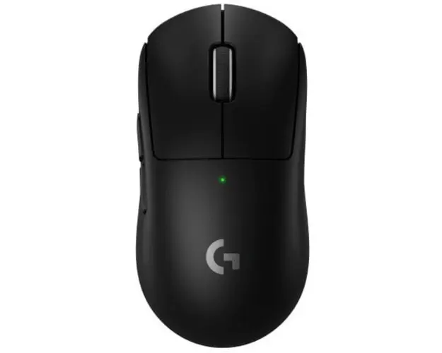 Mouse gaming wireless Pro X Superlight 2, ultrausor, senzor LightSpeed Hero, Negru