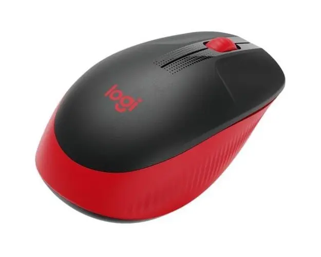 Mouse wireless Logitech M190, Rosu