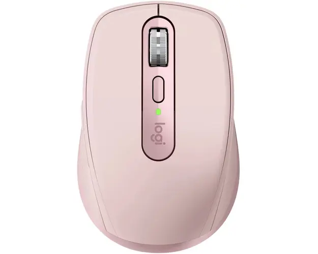 Mouse wireless Logitech MX Anywhere 3, 2.4GHz&amp;Bluetooth, Scroll MagSpeed, Multidevice, USB-C, Rose