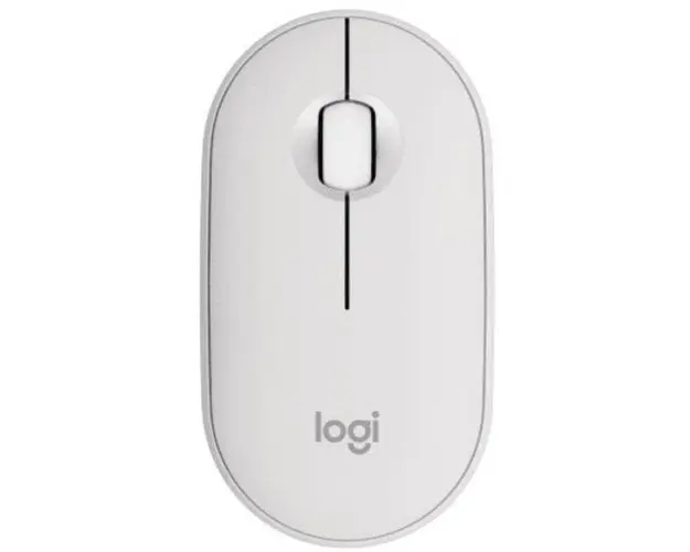 Mouse wireless Logitech Pebble 2 M350s, bluetooth, dongleless, Tonal White