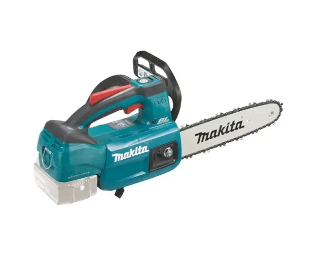 Drujba (fierastrau) cu lant pe acumulator Makita DUC254Z,18 V,lungime lama 25 cm,viteza lant 24 m/s,pas lant 3/8,canelura lant 1.1 mm,fara incarcator si acumulator in setul de livrare