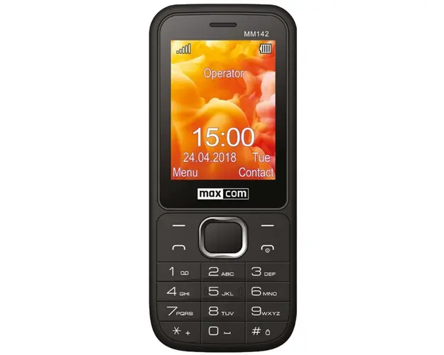 Telefon mobil MaxCom MM142, Dual SIM, 32GB, 2G, Black