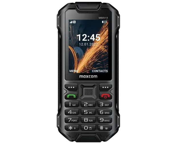Telefon mobil Maxcom Strong MM918, Dual SIM, IP68, 4G, Black