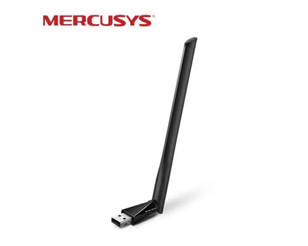 Adaptor wireless, de la 1 port USB2.0 la antena externa 5dBi, 600Mbps, dual band 2.4GHz si 5GHz