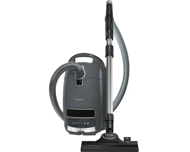 Aspirator cu sac Miele Complete C3 Comfort Power Line DTC SGMF5, 890 W, 4.5 l, 77 dB, perie AllTeQ, Gri