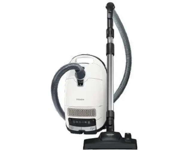 Aspirator cu sac Miele Complete C3 Silence Eco Line DTC SGSK5, 550 W, 4.5 l, 64 db, perie AirTeQ, Alb