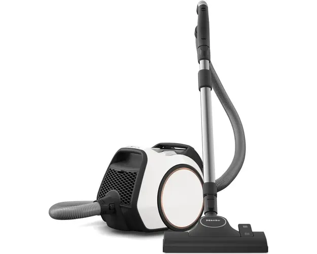 Aspirator fara sac Miele Boost CX1 125 Edition, 890 W, 4 trepte de putere, Tehnologie Vortex, Filtru Hygiene AirClean, Alb lotus