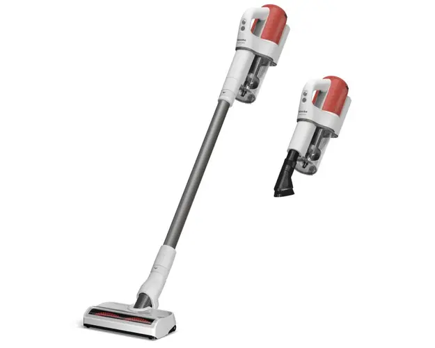 Aspirator vertical Miele Duoflex HX1 12377790, 2 in 1, 210 W, 0,3 l, autonomie 55 min, filtru Hygiene, tehnologie Vortex, rosu